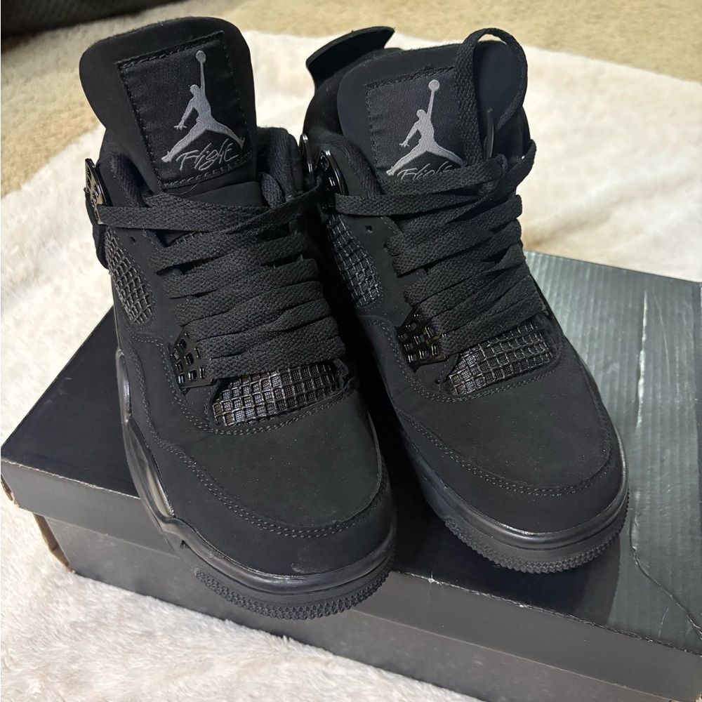 Jordan Men's Black High-Top Sneakers - Picture 2 of 10